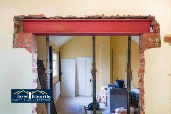 RSJ Into A Party Wall