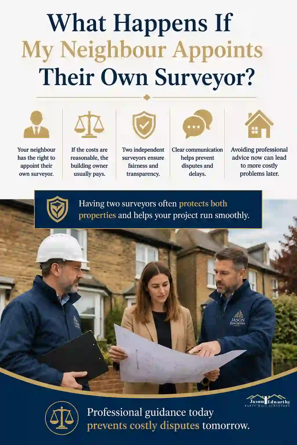 What Happens If My Neighbour Appoints Their Own Surveyor Horley?