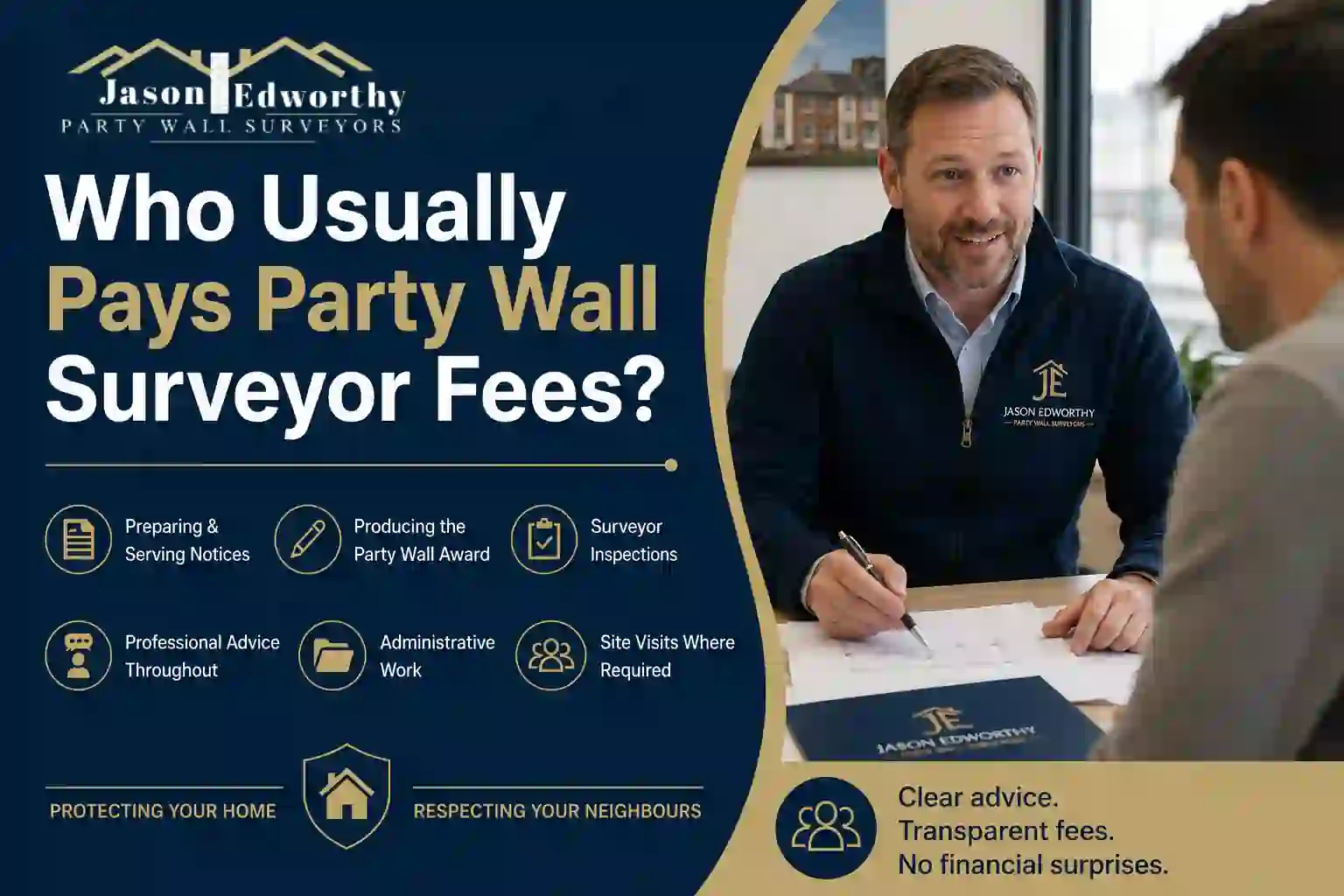 Who Usually Pays Party Wall Surveyor Fees Horley?